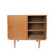 Enfilade vintage scandinave à portes coulissantes Danemark