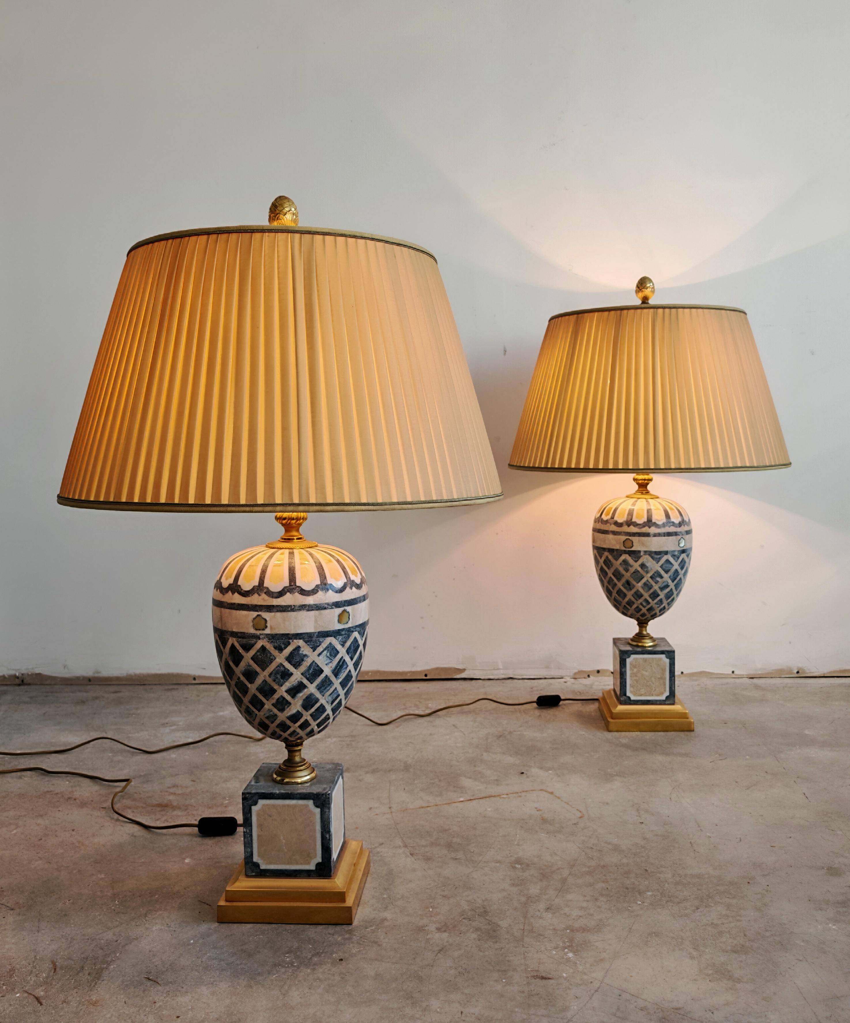 Pair of 'Hottonia' table lamps by Laudarte 2000s
