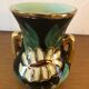 Vase art deco signed vallauris hand decorations