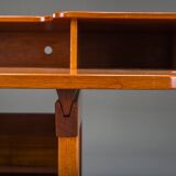 Bureau en teck moderne du milieu du siècle, années 1980