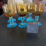 6 port glasses in Portieux crystal