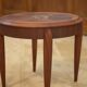 Mahogany gueridon with marquetry attributed to Maurice Dufrêne, 1930s.