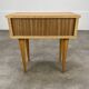 Vintage blond wood bedside table, 1960s