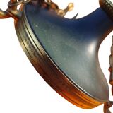 Lustre 3 branches empire en bronze
