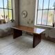 Table, bureau en teck 1970