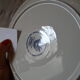 Villeroy and Boch. Cadiz model. Porcelain bowl with handle and its saucer. Design.