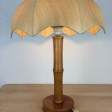 Bamboo effect wood lamp Jungle Chic style