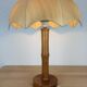 Bamboo effect wood lamp Jungle Chic style