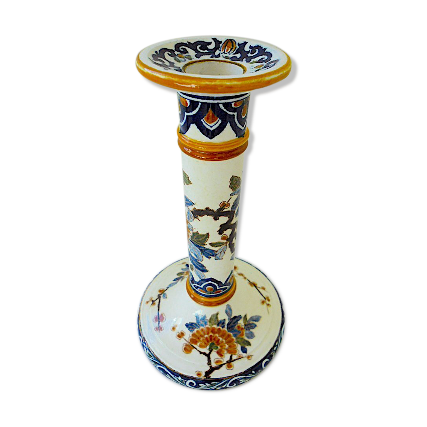 Gien's ancient earthenware candlestick