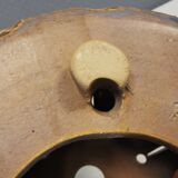 Small ceramic wall lamp (can also be used as a table lamp) space age style. Danish 1970s