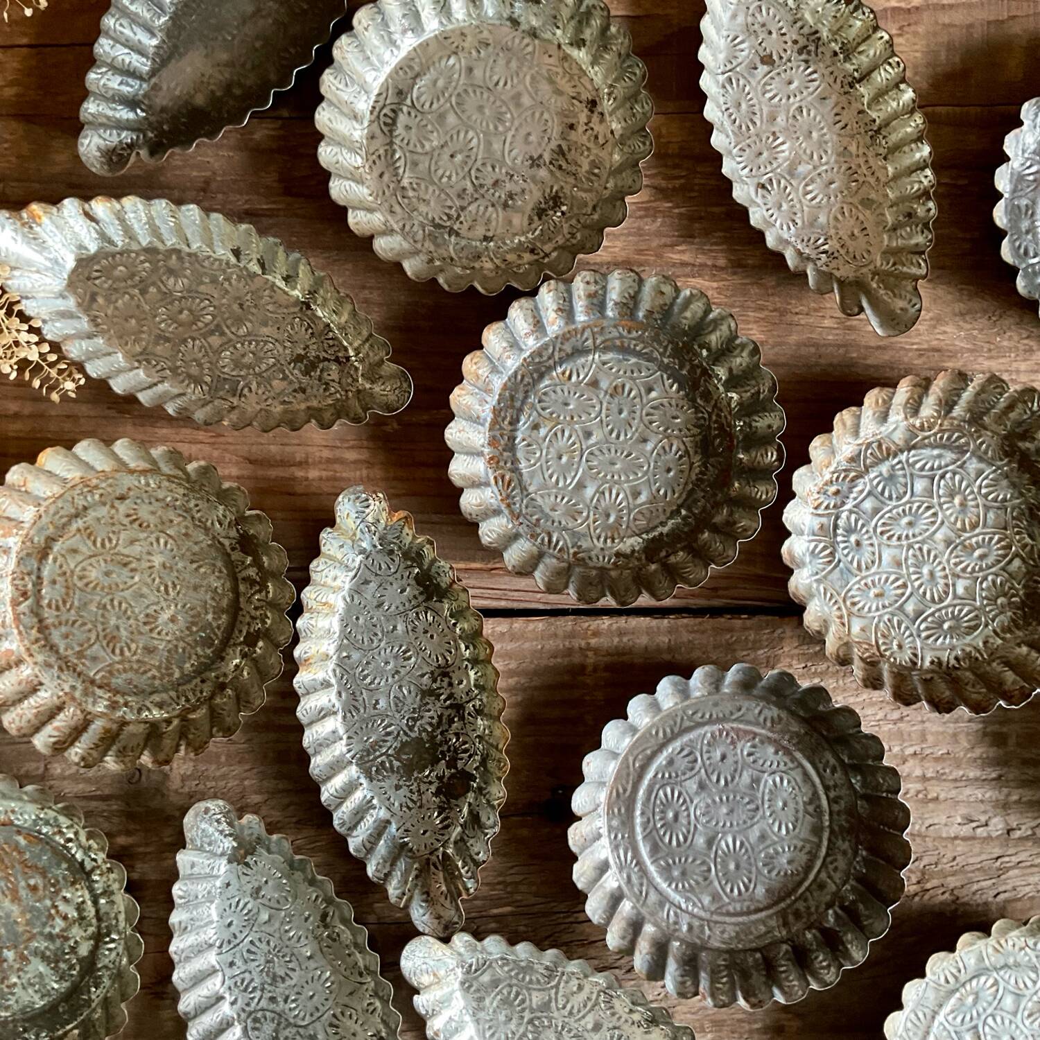 Cake molds, vintage tartlets