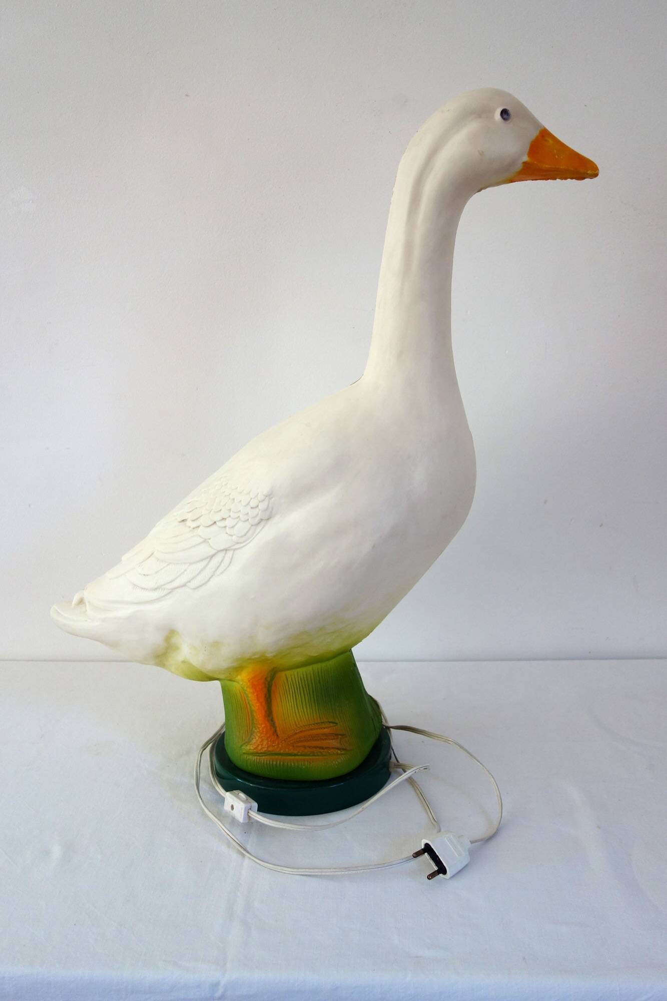 Vintage Gladys Goose goose lamp, 70/80s USA