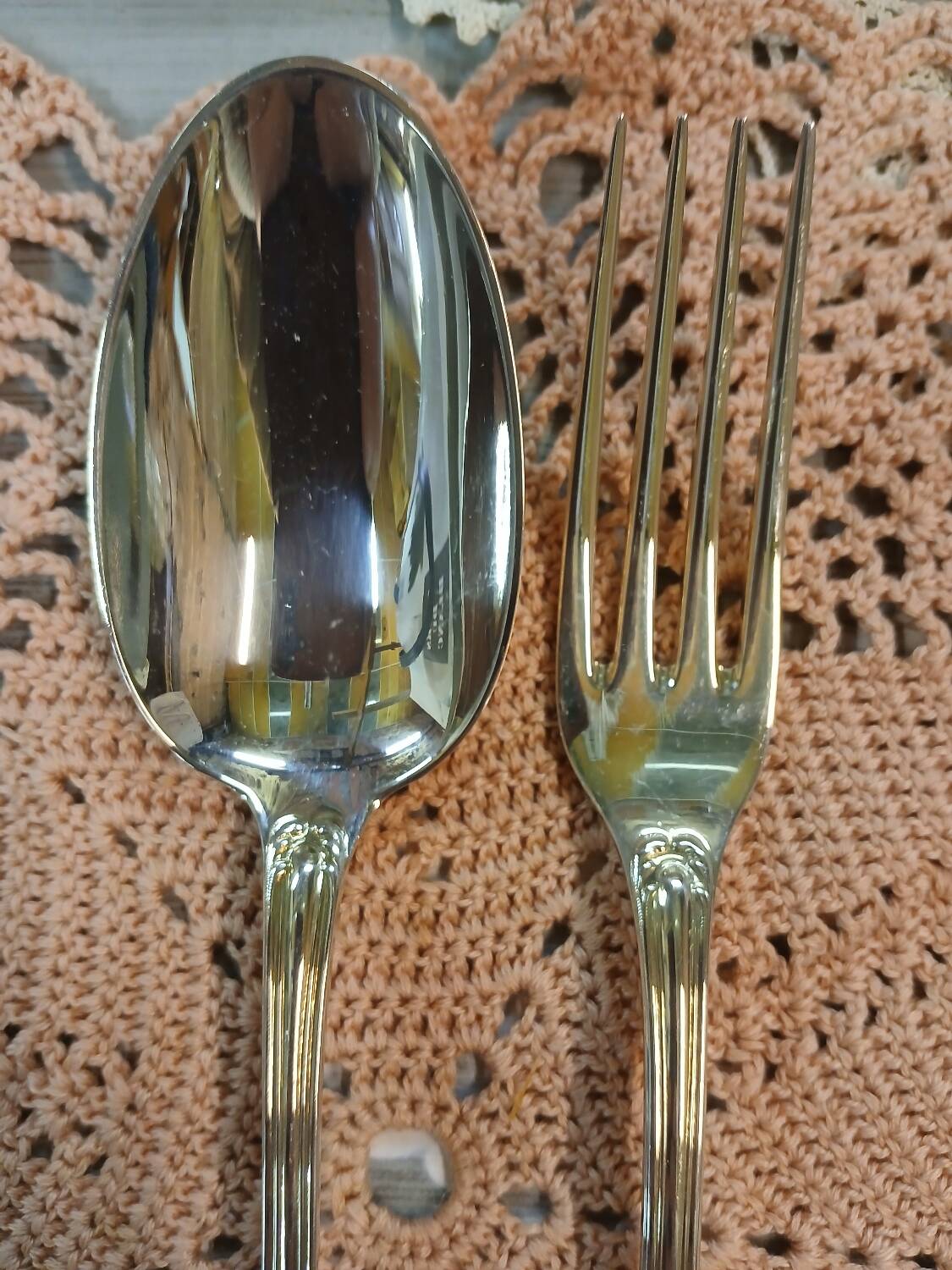 5 pairs of silver-plated cutlery