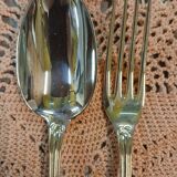 5 pairs of silver-plated cutlery