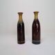 Modern Scandinavian pair of vases/bottles in ceramic by Carl-Harry Stålhane, Sweden.