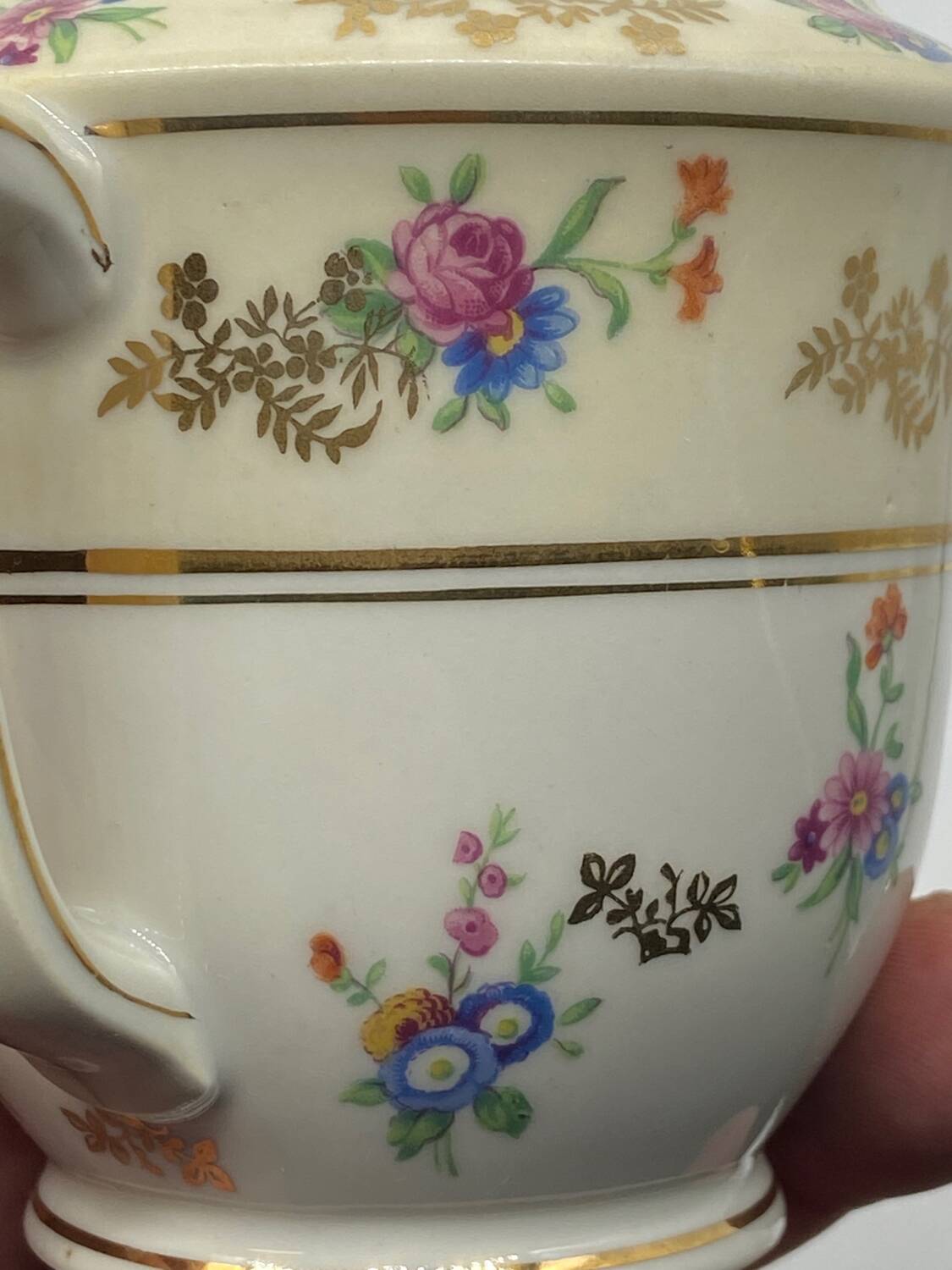Duo of tea cups 🍵 Limoges porcelain, Raynaud & Cie
