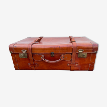 Valise de voyage XXL en cuir