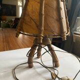 Bamboo bedside lamp