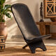 African wooden talking chair – Handmade armchair from Burkina Faso
