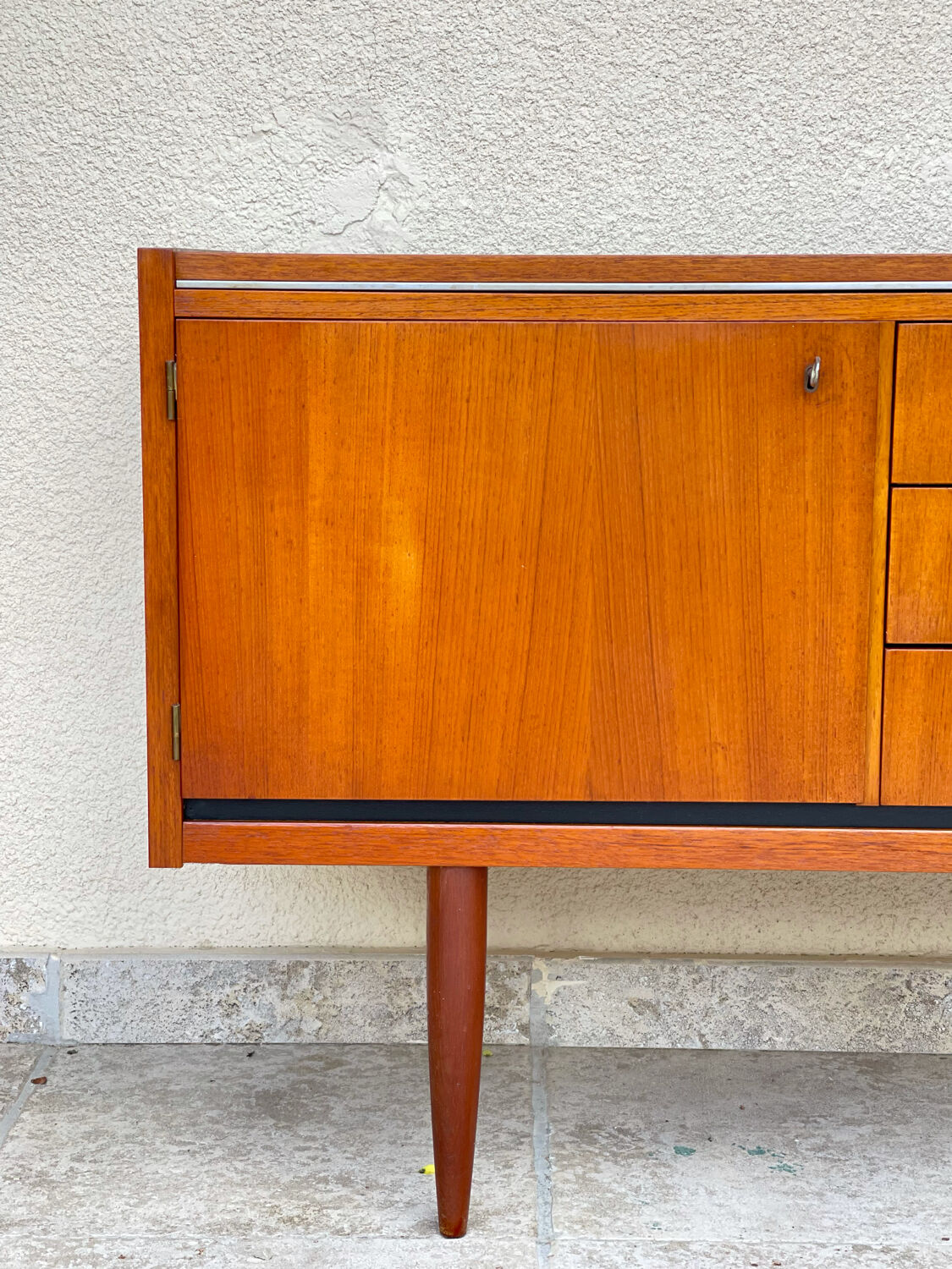 Scandinavian teak row