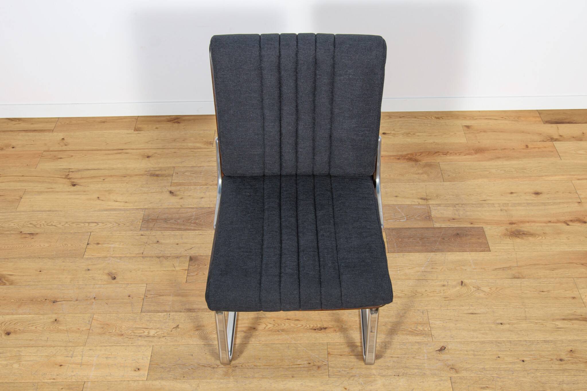 Chrome & Rosewood armchairs, Gordon Russell, United Knigdom, 1970s.