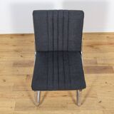 Chrome & Rosewood armchairs, Gordon Russell, United Knigdom, 1970s.