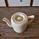 Vintage ceramic teapot in cream colour, 40 cl