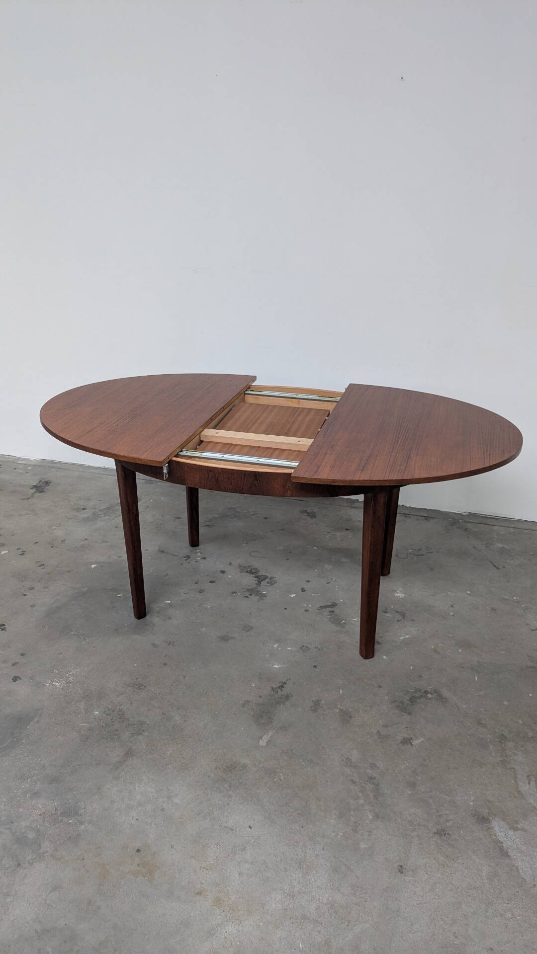 Vintage Scandinavian design table and chairs.