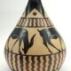 Vase pichet, céramique émaillée, art déco, E. Vilotte Ciboure, antilopes