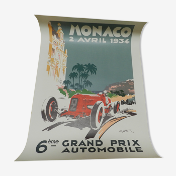 Poster Monaco Grand Prix of 1934