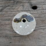 Vintage sandstone soliflore vase signed Cazes