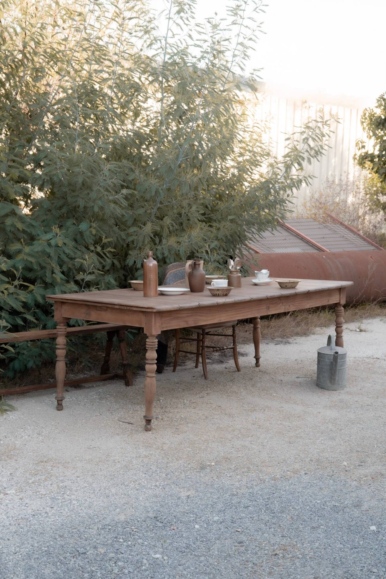 Renovated old farmhouse table