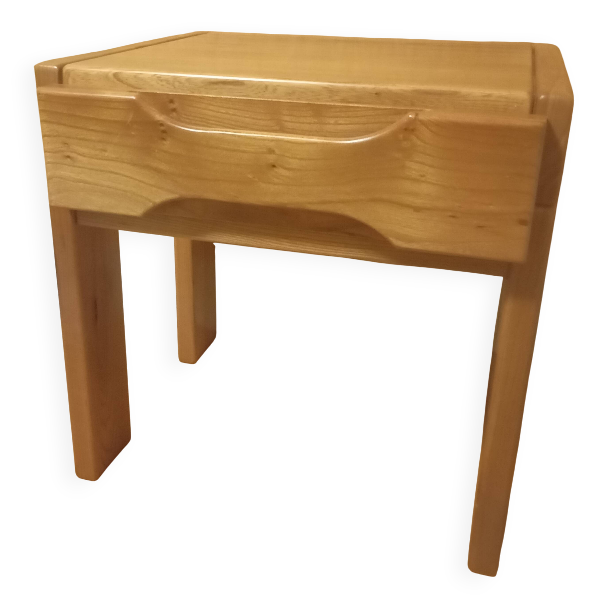 Regain bedside table in solid elm