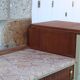 Renovated antique Art Deco sideboard – Lizard Green (Pure & Paint)