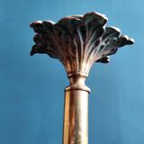 Antique French bronze candlestick