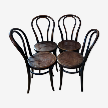 Set of 4 Bistro Chairs signed J § J Kohn 1900
