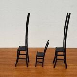 Vintage cast iron art sculptures, set of 3