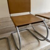 Set of 4 MR chairs by Mies Van der Rohe for Knoll
