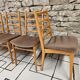 Set of 4 vintage Scandinavian style chairs