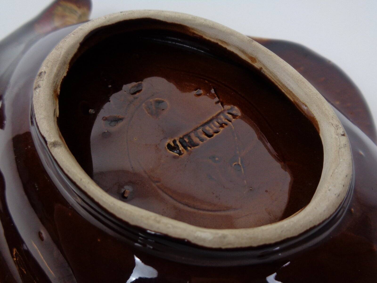 French studio ceramic bowl with fish from Vallauris, 1970s
