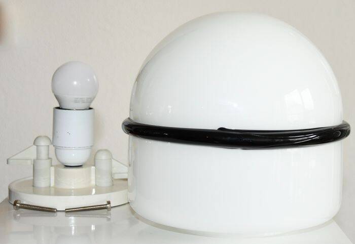 Vintage Lamp • Tecla • Noti Massari • Leucos • Murano • 1965
