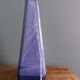 Geometric speckled glazed ceramic vase