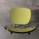 Chaise en formica jaune des années 50