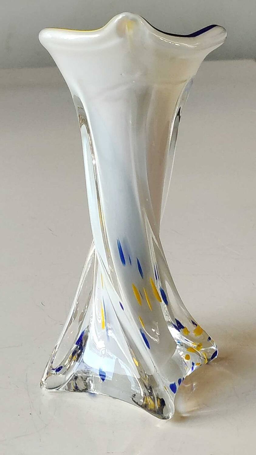 Jack in the Pulpit/Murano Soliflore Vase. Blown glass. Height 19 cm