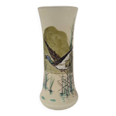 Vase peint jem production legras 1920-1944