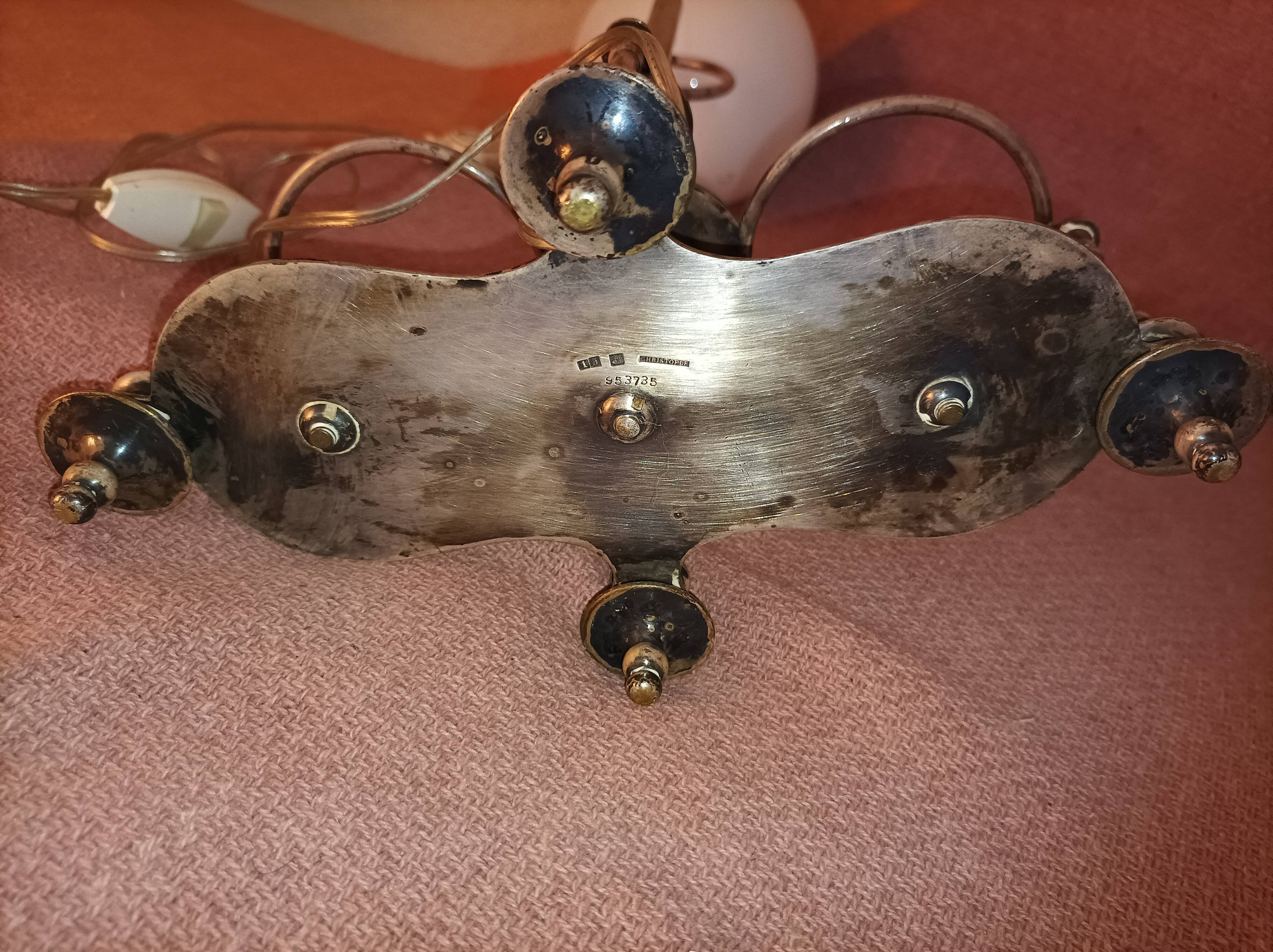 Artdeco lamp signed christofle