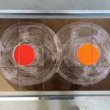 Coffee table 1970 ceramic tiles and stainless steel DAP a comment? 300.00 - DISPONIBLE SKU No.7250