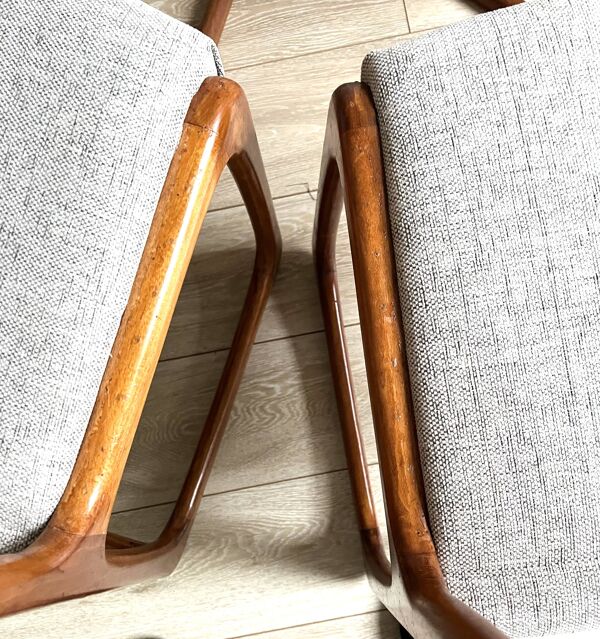 Chaises traîneau Baumann