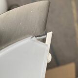 Postmodern German wall lamps from the space age by Glashütte Limburg, set of 2