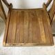 Set of 4 vintage wooden folding chairs